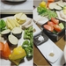 2009年6月7日　野菜の天ぷら
梅塩　抹茶塩　柚胡椒　もろみで食べます